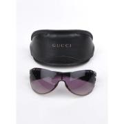 Bruine Acetaat Zonnebril, Goede Staat Gucci Vintage , Brown , Dames