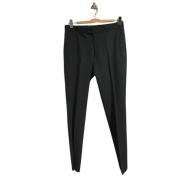 Pre-owned Polyester bottoms Chanel Vintage , Black , Dames