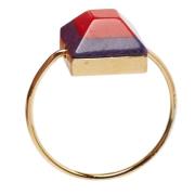 Pre-owned Metal rings Fendi Vintage , Yellow , Dames