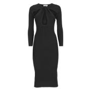 Midi Dresses Coperni , Black , Dames