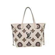 Pre-owned Canvas louis-vuitton-bags Louis Vuitton Vintage , Beige , Da...