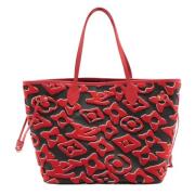 Pre-owned Canvas handbags Louis Vuitton Vintage , Red , Dames