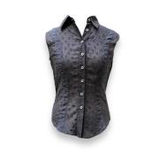 Pre-owned Silk tops Versace Pre-owned , Gray , Dames