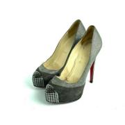 Pre-owned Pumps Christian Louboutin Pre-owned , Green , Dames
