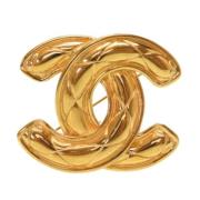 Tweedehands Metalen Chanel Sieraden Chanel Vintage , Yellow , Dames