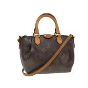 Pre-owned Canvas louis-vuitton-bags Louis Vuitton Vintage , Brown , Da...