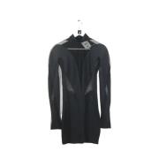 Pre-owned Polyester dresses Mugler Pre-owned , Black , Dames