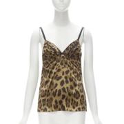 Pre-owned Polyester tops Dolce & Gabbana Pre-owned , Brown , Dames