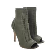 Pre-owned Fabric heels Gianvito Rossi Pre-owned , Green , Dames