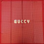 Pre-owned Silk scarves Gucci Vintage , Red , Dames