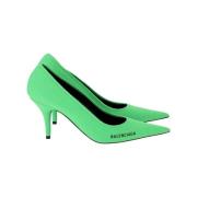 Pre-owned Polyester heels Balenciaga Vintage , Green , Dames