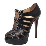 Pre-owned Sandalen Christian Louboutin Pre-owned , Black , Dames