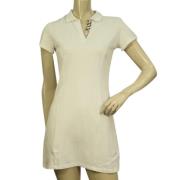 Pre-owned Cotton dresses Burberry Vintage , White , Dames