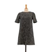 Pre-owned Cotton dresses Dolce & Gabbana Pre-owned , Gray , Dames