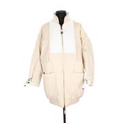 Pre-owned Cotton outerwear Louis Vuitton Vintage , Beige , Dames