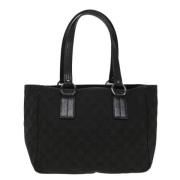 Pre-owned Canvas gucci-bags Gucci Vintage , Black , Dames