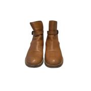 Pre-owned Leather boots Acne Studios Pre-owned , Brown , Dames