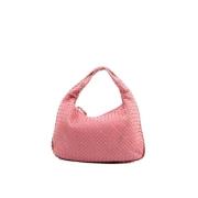 Pre-owned Leather shoulder-bags Bottega Veneta Vintage , Pink , Dames