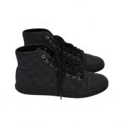 Pre-owned Canvas sneakers Gucci Vintage , Black , Dames