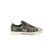 Pre-owned Leather sneakers Valentino Vintage , Green , Dames