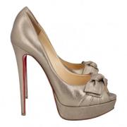 Pre-owned Sandalen Christian Louboutin Pre-owned , Yellow , Dames