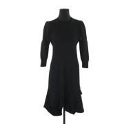 Pre-owned Wool dresses Louis Vuitton Vintage , Black , Dames