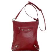 Pre-owned Leather balenciaga-bags Balenciaga Vintage , Red , Dames