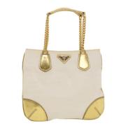 Pre-owned Fabric prada-bags Prada Vintage , Yellow , Dames