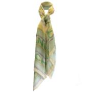 Pre-owned Silk scarves Chanel Vintage , Green , Dames