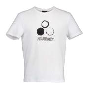 Witte T-shirts Peuterey , White , Heren