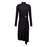 Zwarte jurken Elisabetta Franchi , Black , Dames