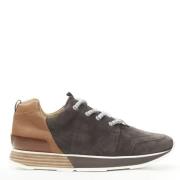 Pre-owned Suede sneakers Hermès Vintage , Gray , Dames