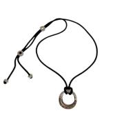 Pre-owned Fabric necklaces Bvlgari Vintage , Black , Dames