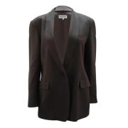 Pre-owned Wool outerwear Armani Pre-owned , Black , Dames