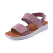 Flat Sandals Nature Footwear , Pink , Dames
