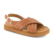 Sandals B&Co , Brown , Dames