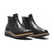 Elegante Chelsea Boots met Ritssluiting New Feet , Black , Dames