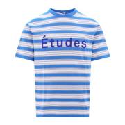 T-Shirts Études , Blue , Heren