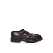 Bruine platte schoenen met dubbele gesp Doucal's , Brown , Heren