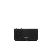 Shoulder bag with logo Zadig & Voltaire , Black , Dames