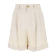 Viscose Blend Shorts in Zand Woolrich , Beige , Dames
