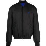 Omkeerbare Kruis Bomberjack Marcelo Burlon , Black , Heren