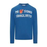 Blauwe Sweaters voor Heren MC2 Saint Barth , Blue , Heren