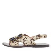 Pre-owned Fabric sandals Marni Pre-owned , White , Dames