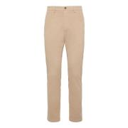 Stretch Corduroy Broek Boggi Milano , Beige , Heren