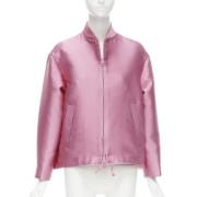 Pre-owned Polyester outerwear Valentino Vintage , Pink , Dames