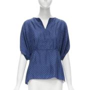 Pre-owned Silk tops Marni Pre-owned , Blue , Dames