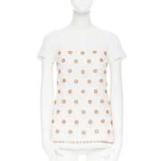 Pre-owned Cotton tops Moschino Pre-Owned , White , Dames