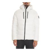 Maxime Gewatteerde Hoodie Save The Duck , White , Heren