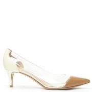 Pre-owned Leather heels Gianvito Rossi Pre-owned , Beige , Dames